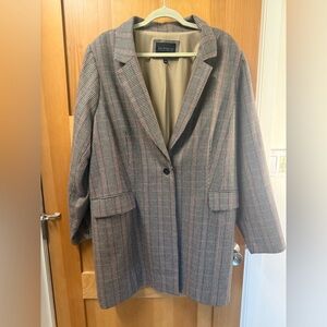 Eloquii Oversized Tweed-Style Blazer